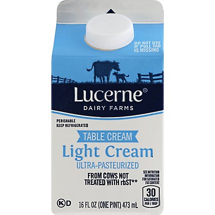 Lucerne Table Cream - 16 Fl. Oz. - Image 2