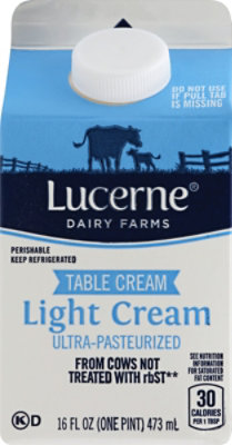 Lucerne Table Cream - 16 Fl. Oz. - Image 2