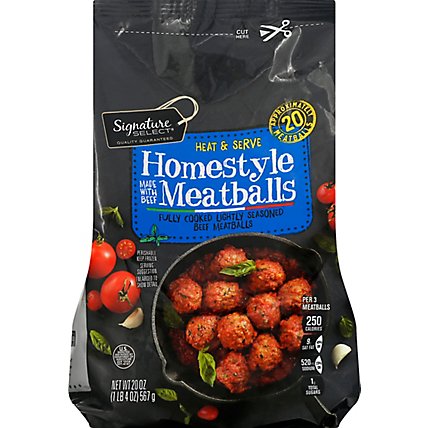 Signature SELECT Meatballs Homestyle - 20 Oz - Image 2