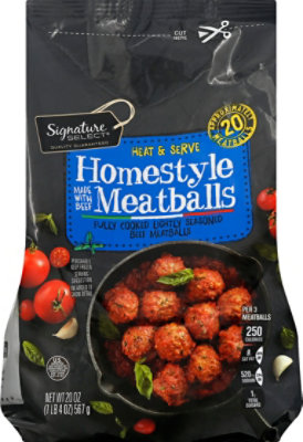 Signature SELECT Meatballs Homestyle - 20 Oz - Image 2