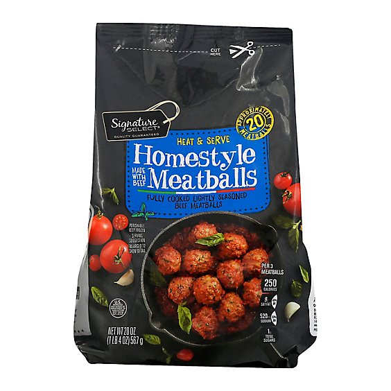 Signature SELECT Meatballs Homestyle - 20 Oz