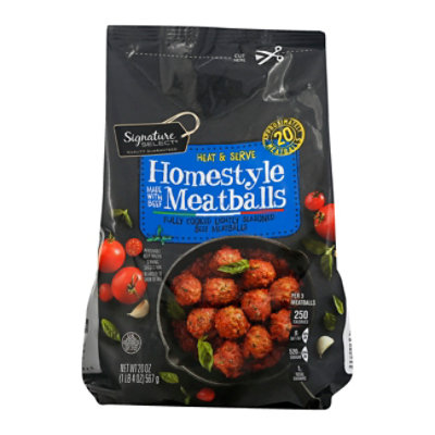 Signature SELECT Meatballs Homestyle - 20 Oz - Image 1