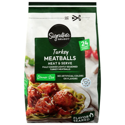 Signature SELECT Turkey Meatballs - 24 Oz