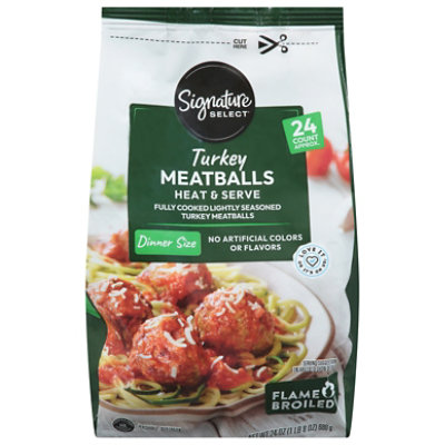 Signature SELECT Meatballs Turkey - 24 Oz - Image 3