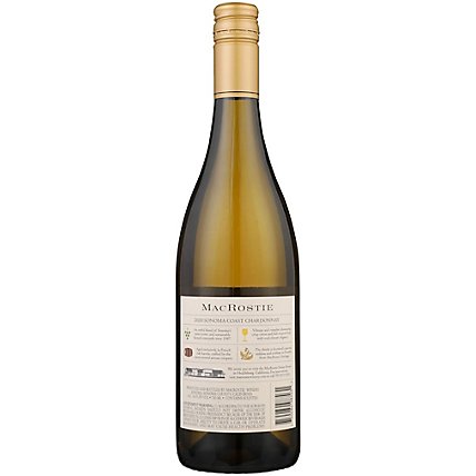 MacRostie Chardonnay California White Wine - 750 Ml - Image 4