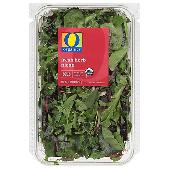 O Organics Organic Salad Fresh Herb Blend Prepacked - 16 Oz