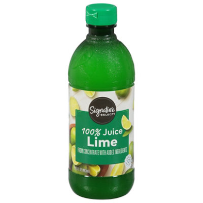 Signature SELECT Lime Juice - 15 Fl. Oz. - Image 2