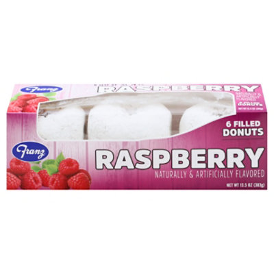 Franz Donuts Filled With Naturally & Artificially Raspberry Flavored 6 Count - 13.5 Oz - Image 3