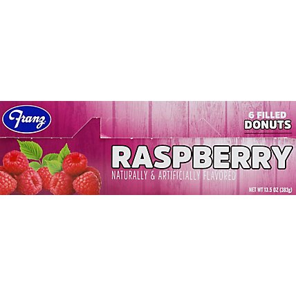 Franz Donuts Filled With Naturally & Artificially Raspberry Flavored 6 Count - 13.5 Oz - Image 6