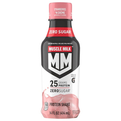 MUSCLE MILK Protein Shake Strawberries N Creme - 14 Fl. Oz. - Image 3