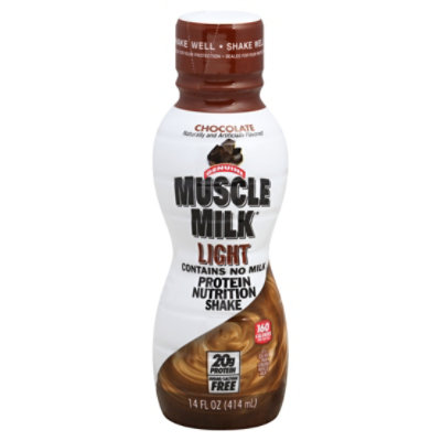 MUSCLE MILK Light Protein Shake Chocolate - 14 Fl. Oz. - Image 1