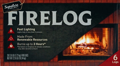 Signature SELECT Firelog Natural - 6-3.8 Lb - Image 2