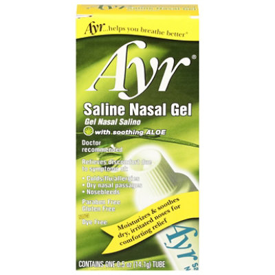 Ayr Nasal Gel Saline with Soothing Aloe - 0.5 Oz - Image 3