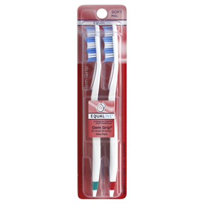 Signature Care Toothbrush Angle Grip With Bi Level Bristles Soft - 4 Count