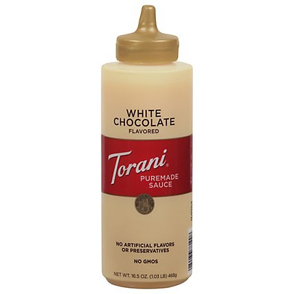 Torani Sauce Authentic Coffeehouse Flavor Chocolate White - 16.5 Oz - Image 3