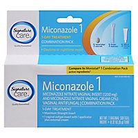Signature Care Vaginal Antigungal Pack Soft Gel + Cream Miconazole 1 Day Treatment - Each - Image 3