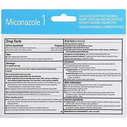 Signature Care Vaginal Antigungal Pack Soft Gel + Cream Miconazole 1 Day Treatment - Each - Image 5