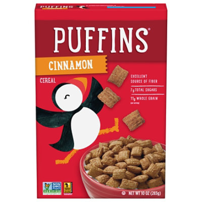 Barbaras Puffins Cereal Cinnamon - 10 Oz - Image 1