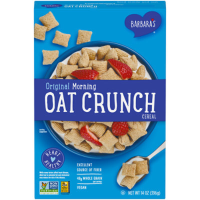 Barbara's Morning Oat Crunch Original Heart Healthy Non GMO Cereal - 14 Oz - Image 1