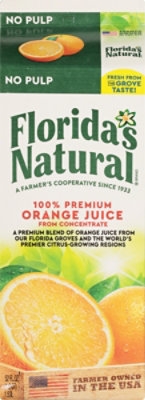 Florida's Natural Orange Juice No Pulp Chilled - 52 Fl. Oz. - Image 3