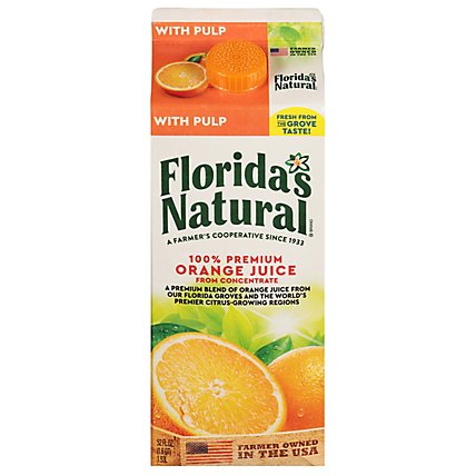 Florida's Natural Orange Juice Some Pulp Chilled - 52 Fl. Oz. - Image 3