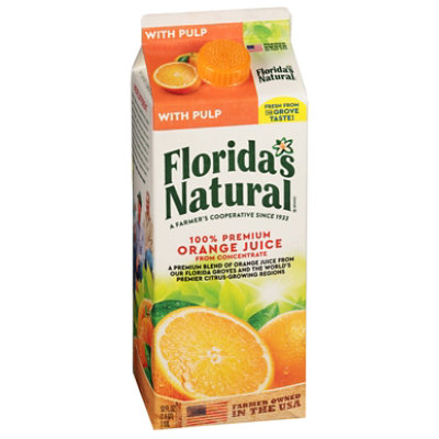 Florida's Natural Orange Juice Some Pulp Chilled - 52 Fl. Oz. - Image 1