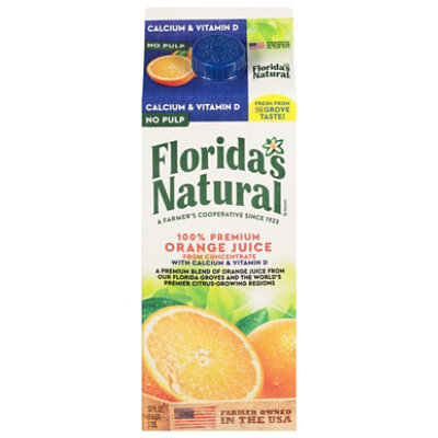 Florida's Natural Orange Juice No Pulp with Calcium & Vitamin D Chilled - 52 Fl. Oz. - Image 3