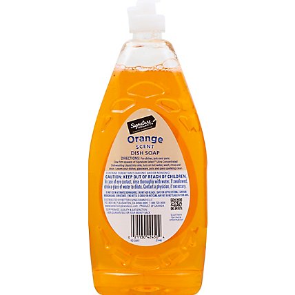 Signature SELECT Dishwashing Liquid & Hand Soap Ultra Concentrated Orange Scent - 24 Fl. Oz. - Image 4