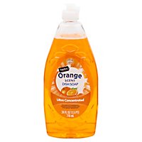 Signature SELECT Dishwashing Liquid & Hand Soap Ultra Concentrated Orange Scent - 24 Fl. Oz. - Image 1