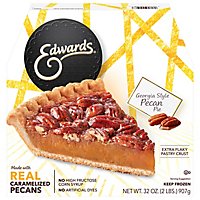 EDWARDS Pie Pecan Georgia Box Frozen - 32 Oz - Image 2