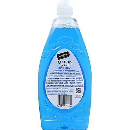 Signature SELECT Dishwashing Liquid Ultra Concentrated Ocean Blue - 24 Fl. Oz. - Image 4