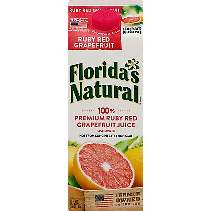 Floridas Natural Ruby Red Grapefruit Juice 100% Chilled - 52 Fl. Oz. - Image 2