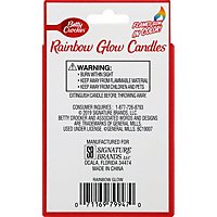 Betty Crocker Candles Rainbow Glow - 12 Count - Image 4