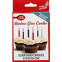 Betty Crocker Candles Rainbow Glow - 12 Count - Image 2