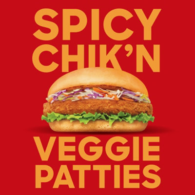 Boca Spicy Vegan Chiken Veggie Patties Box - 4 Count - Image 2