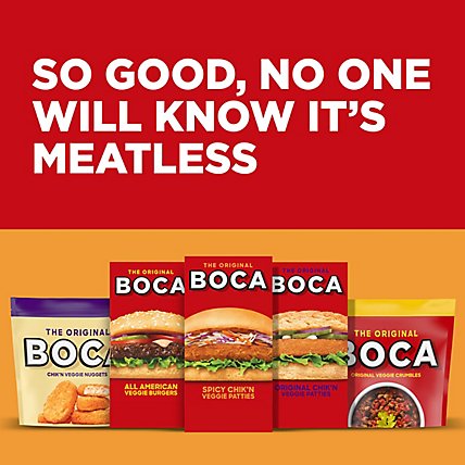 Boca Spicy Vegan Chiken Veggie Patties Box - 4 Count - Image 5