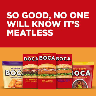 BOCA Spicy Vegan Chik'n Veggie Patties - 4 Count - Image 5