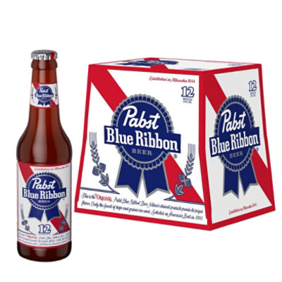 Pabst Beer, Blue Ribbon - 12 pack, 12 fl oz cans