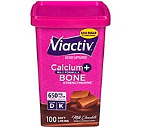 Viactiv Milk Chocolate Calcium Chew - 100 Count