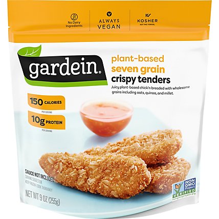 Gardein Seven Grain Crispy Plant Based Frozen Chicken Tenders - 9 Oz - Image 2
