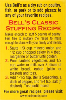 Bells Seasoning Salt Free - 1 Oz - Image 6