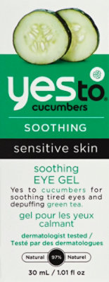 Yes To Cucumbers Eye Love Cucumbers Soothing Eye Gel - 1.01 Fl. Oz. - Image 2