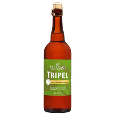 Allagash Beer Tripel Reserve 750 Ml acmemarkets