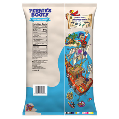 Pirate's Booty Aged White Cheddar Cheese Puffs Party Size Bag - 10 Oz - Image 6