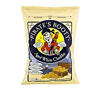 Pirates Booty Rice & Corn Puffs Baked Aged White Cheddar - 10 Oz