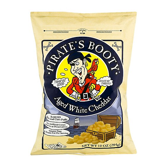 Pirate's Booty Aged White Cheddar Cheese Puffs - 10 Oz