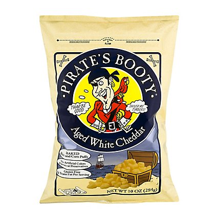 Pirate's Booty Aged White Cheddar Cheese Puffs - 10 Oz - Image 1