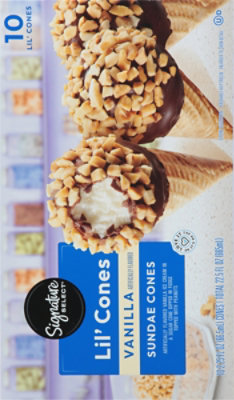 Signature SELECT Ice Cream Sundae Cones Mini Vanilla - 10-2.25 Fl. Oz. - Image 6