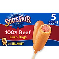 State Fair Corn Dogs 100% Beef 5 Count - 13.35 Oz - Image 1