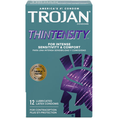 Trojan Sensitivity Thintensity Condom - 12 Count